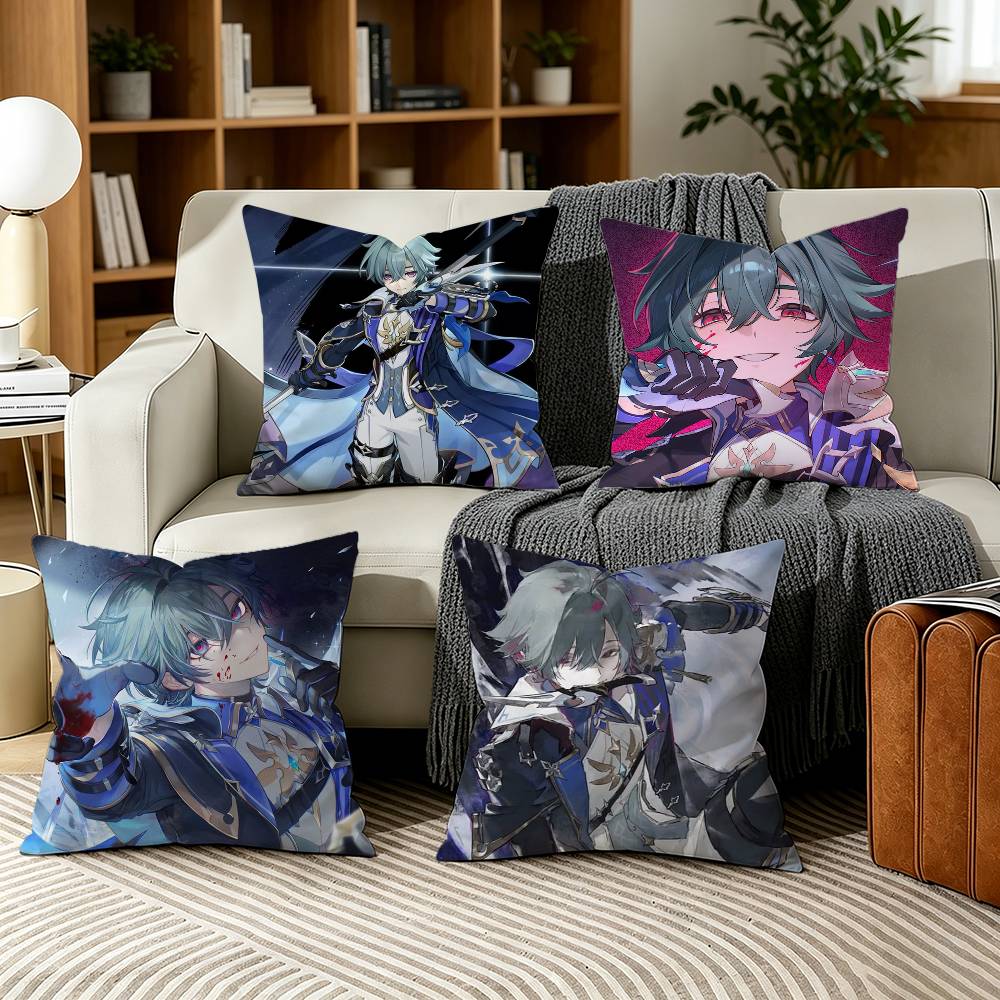 Home Textiles Là Gì - Poszewka na poduszkę Cryo L-Lohen G-Genshin