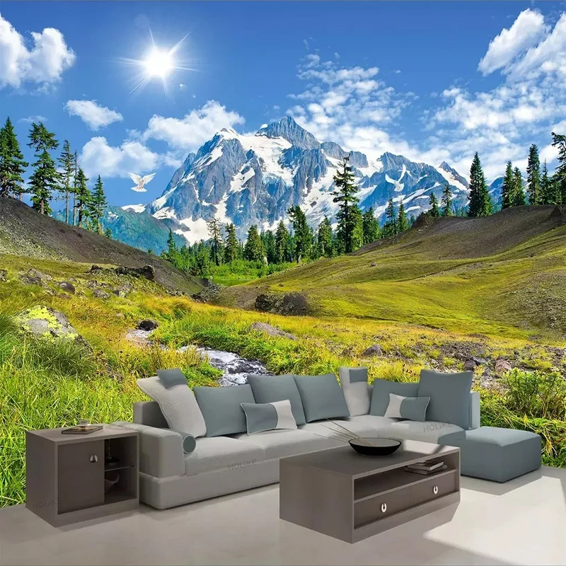 Home Textiles Photos - Ze wzorem ośnieżonych gór Plateau naturalna