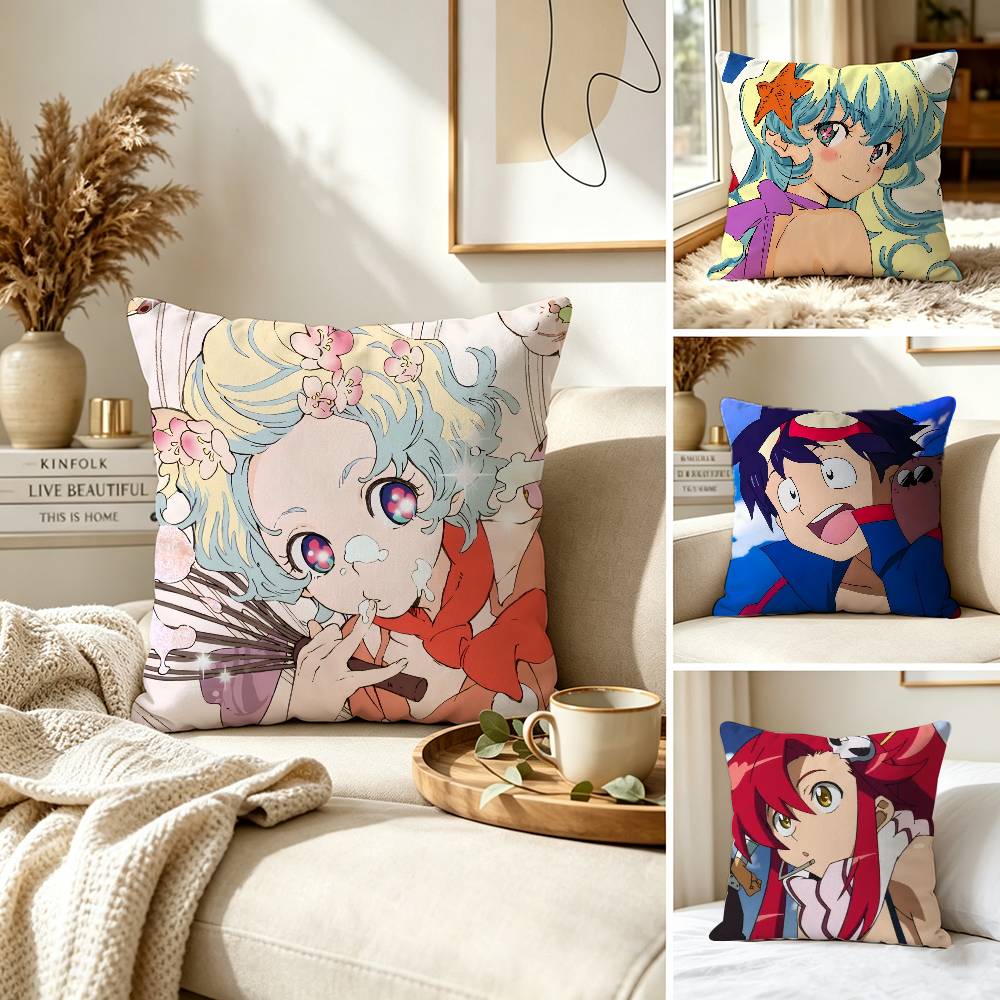 Home Textiles Là Gì - Poszewka na poduszkę Anime G-Gurren L-Lagann