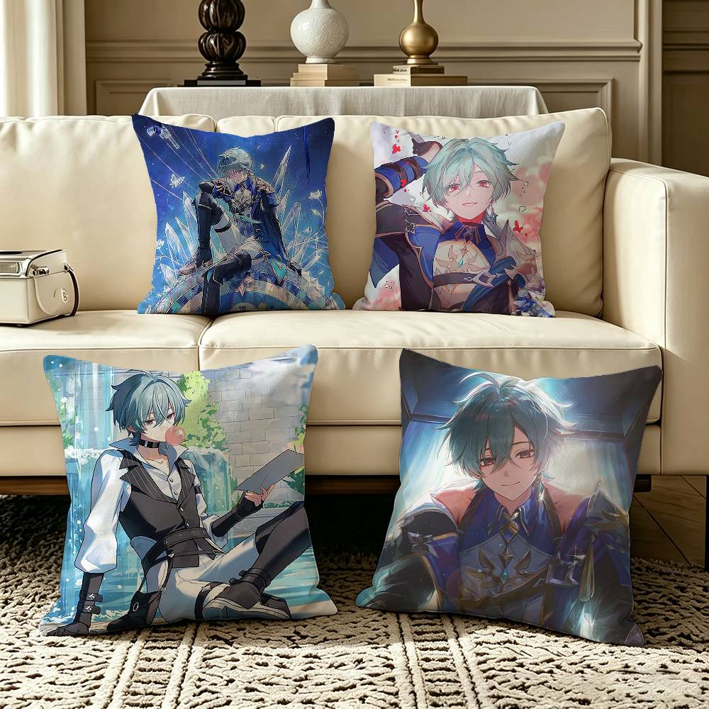 Home Textiles Là Gì - Cryo L-Lohen G-enshin Impact Poszewka na