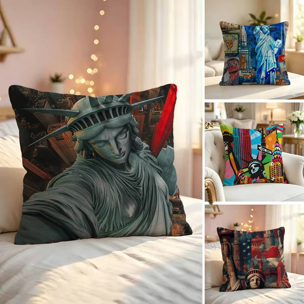 Home Textiles New York - Poszewka na poduszkę z motywem Nowego