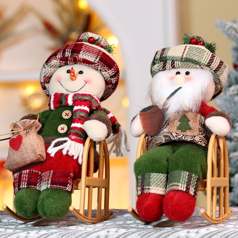 Home Textiles Plaid - 1 szt. świątecznej ozdoby: materiałowy fotel