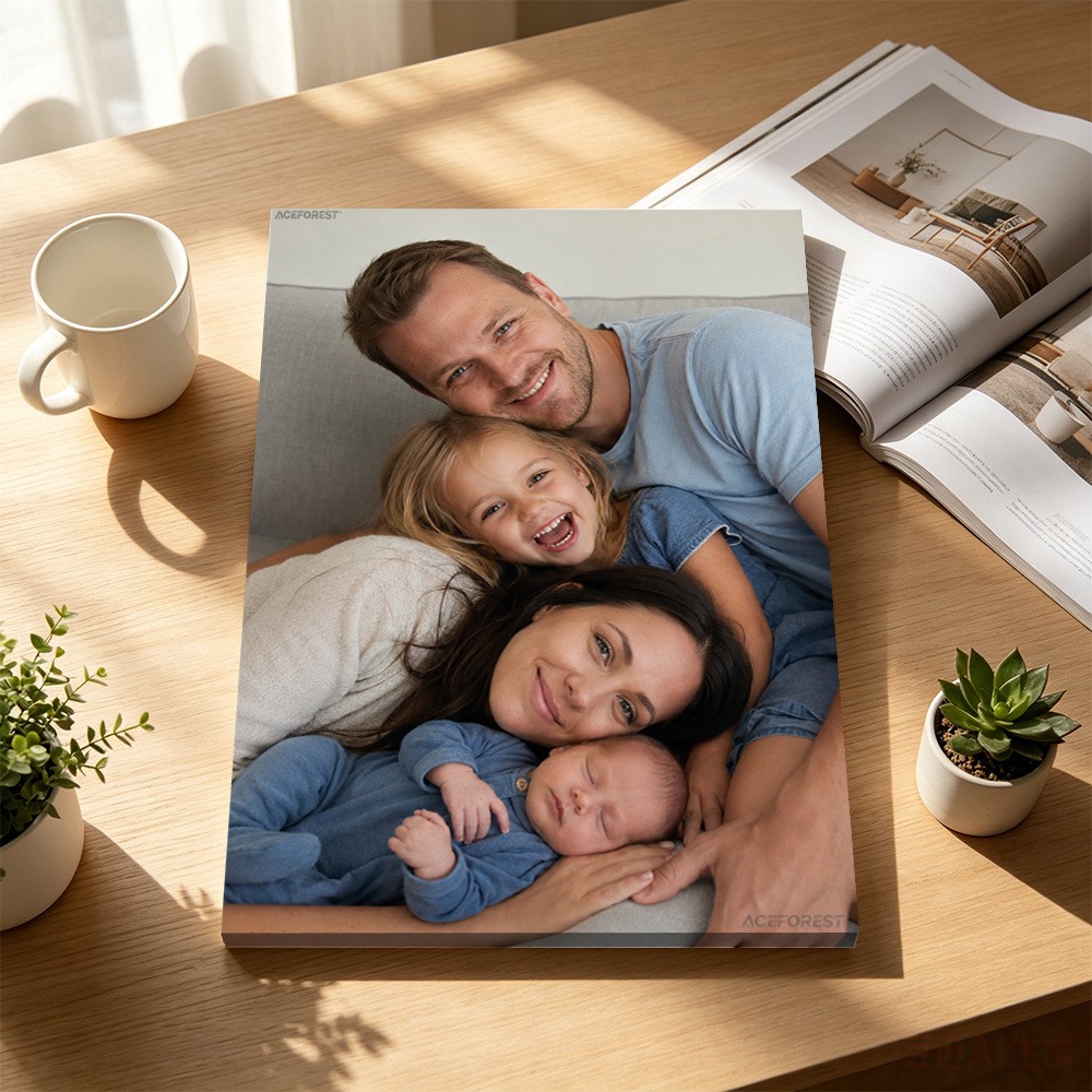 Home Textiles Photos - 2D Personalizowane Płótno Fotograficzne z Drewnianą