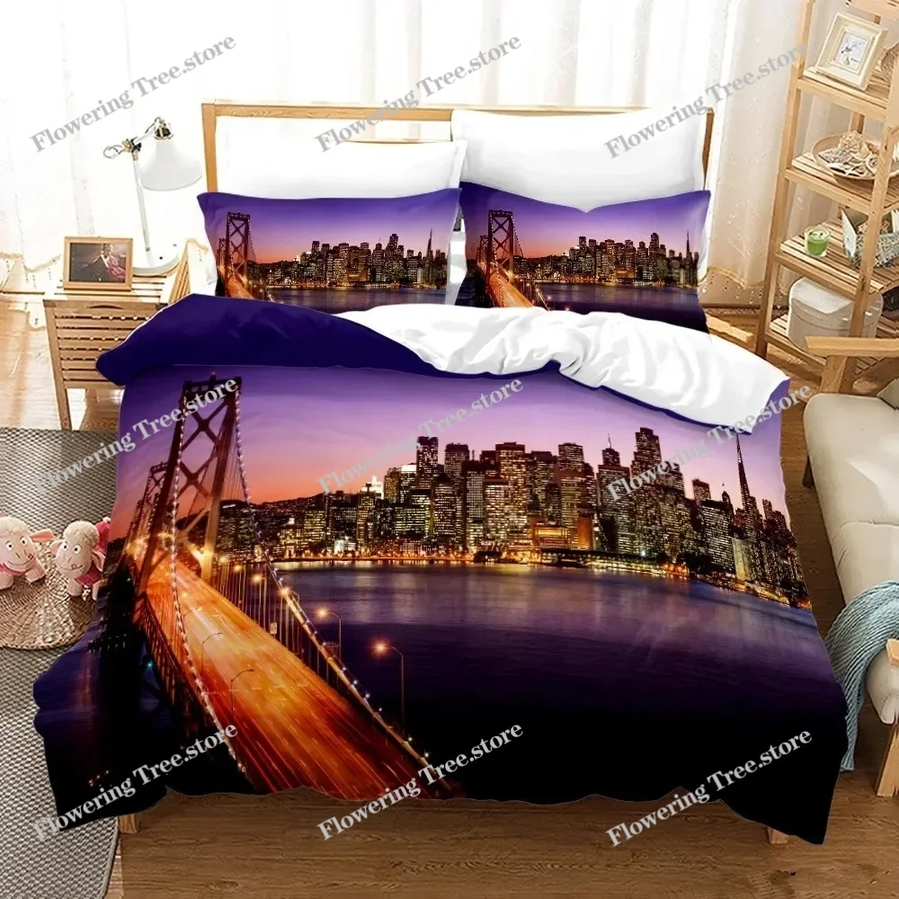 Zestaw pościeli z widokiem na  – Home Textiles New York recenzja i cena