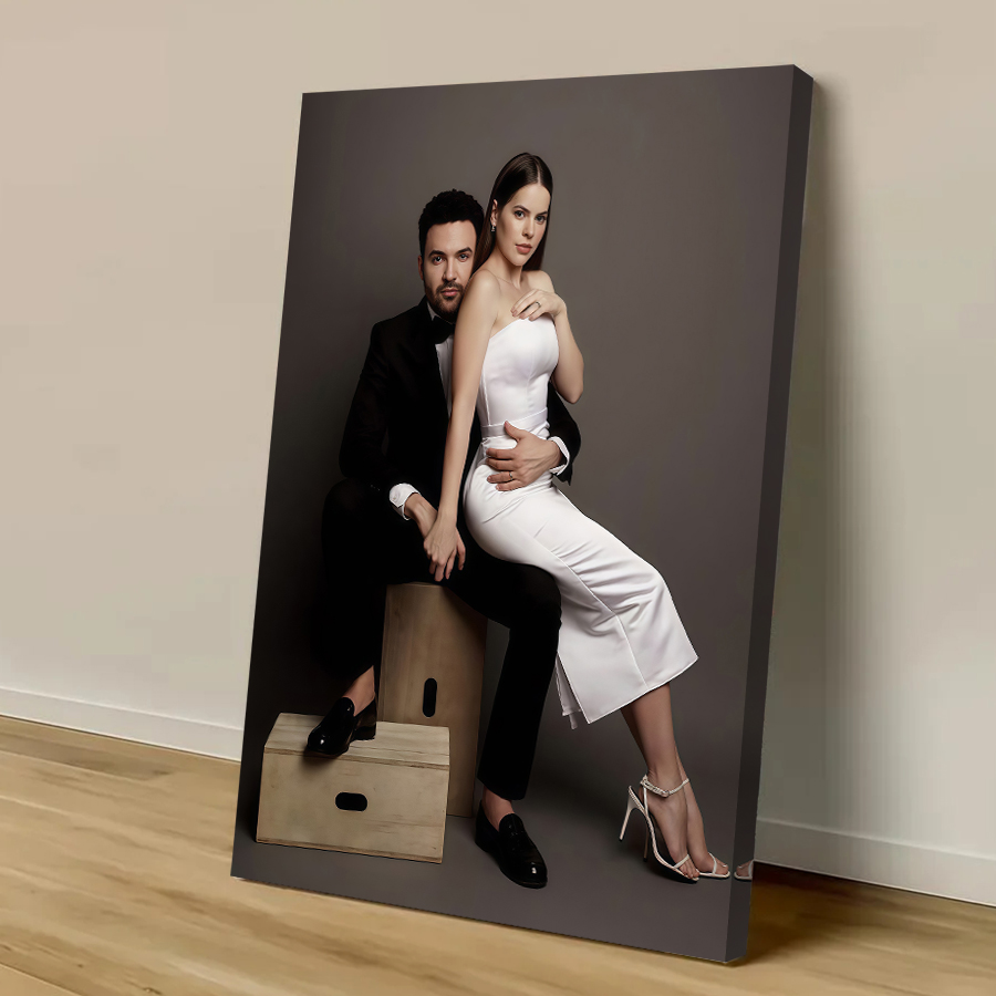 Plakat na płótnie z własnym na – Home Textiles Photos recenzja i cena