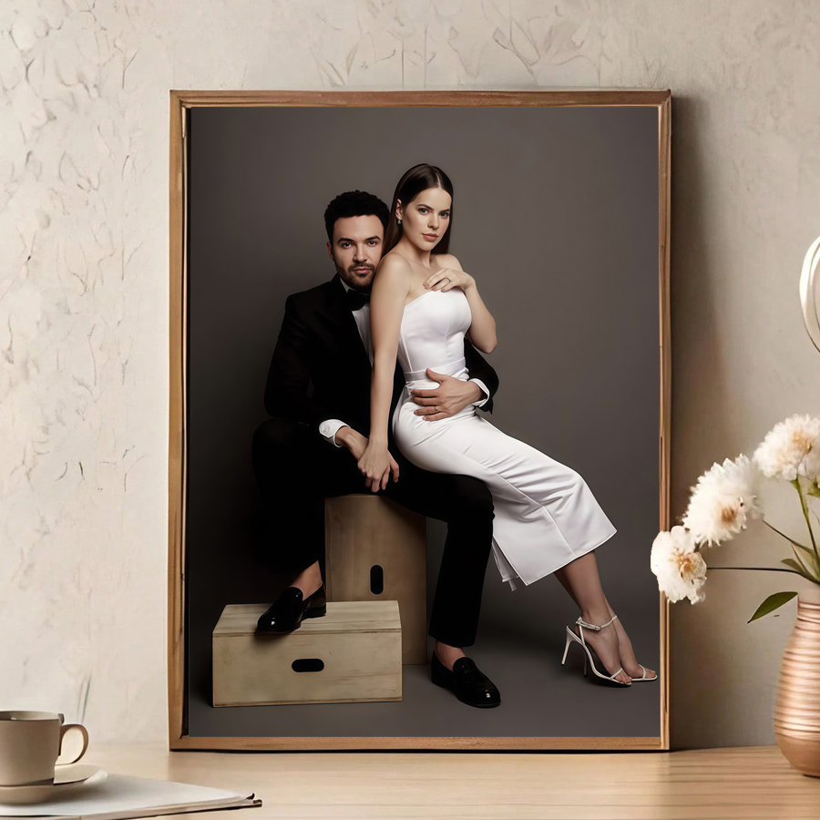 Plakat na płótnie z własnym na – Home Textiles Photos recenzja i cena