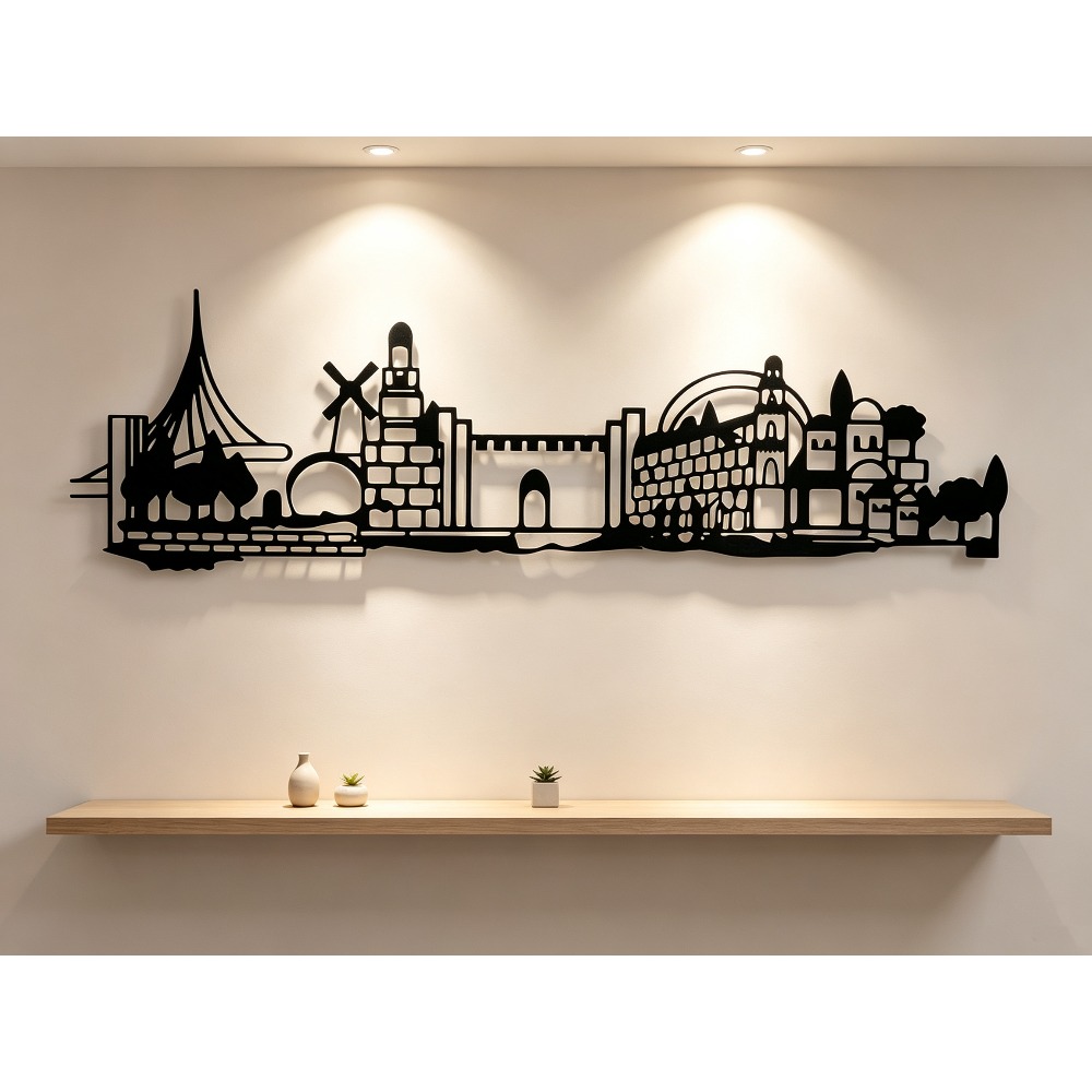 CIFBUY Metalowa dekoracja ście – Home & Hotel Textiles Private Limited recenzja i cena