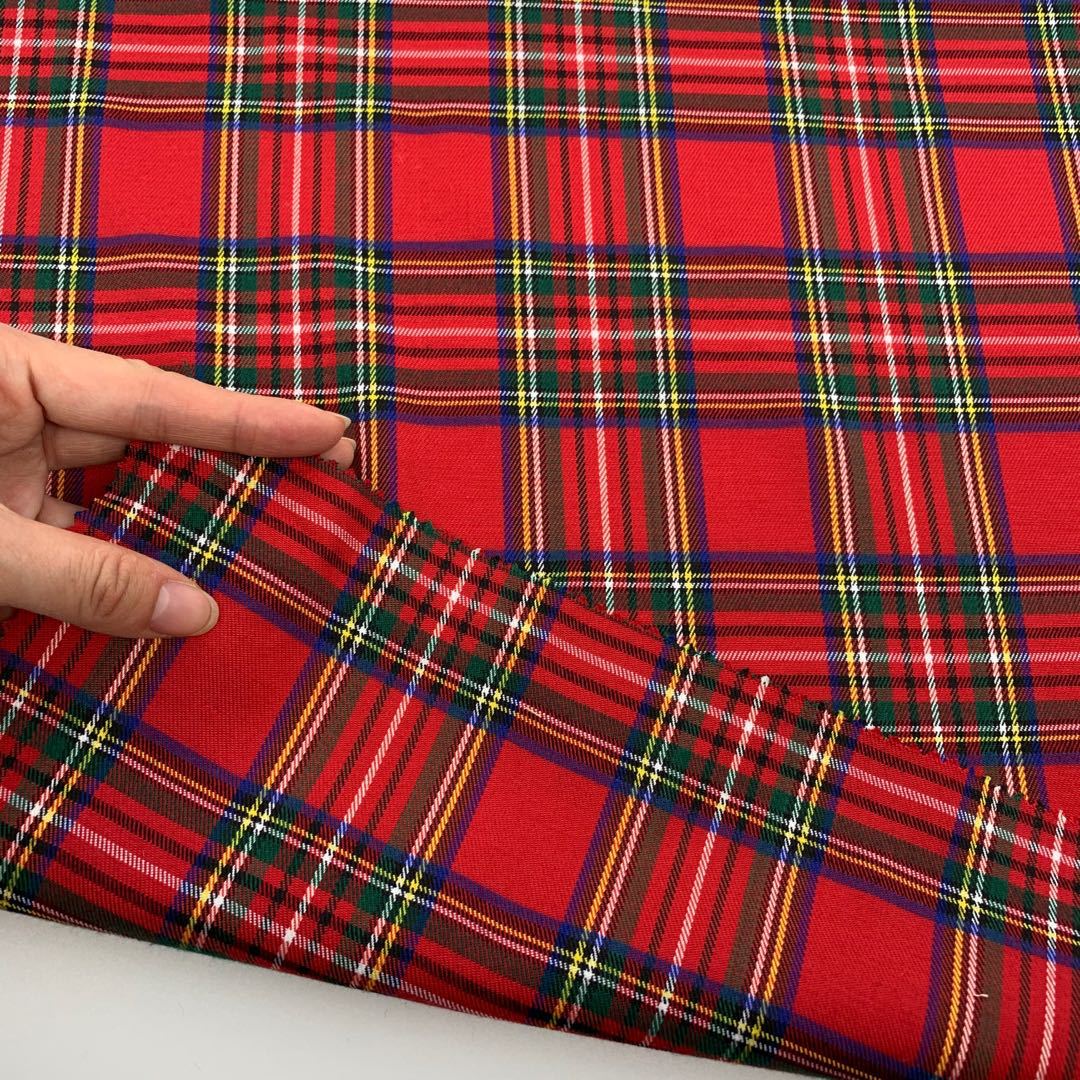Tkanina w kratę w stylu szkock – Home Textiles Plaid recenzja i cena
