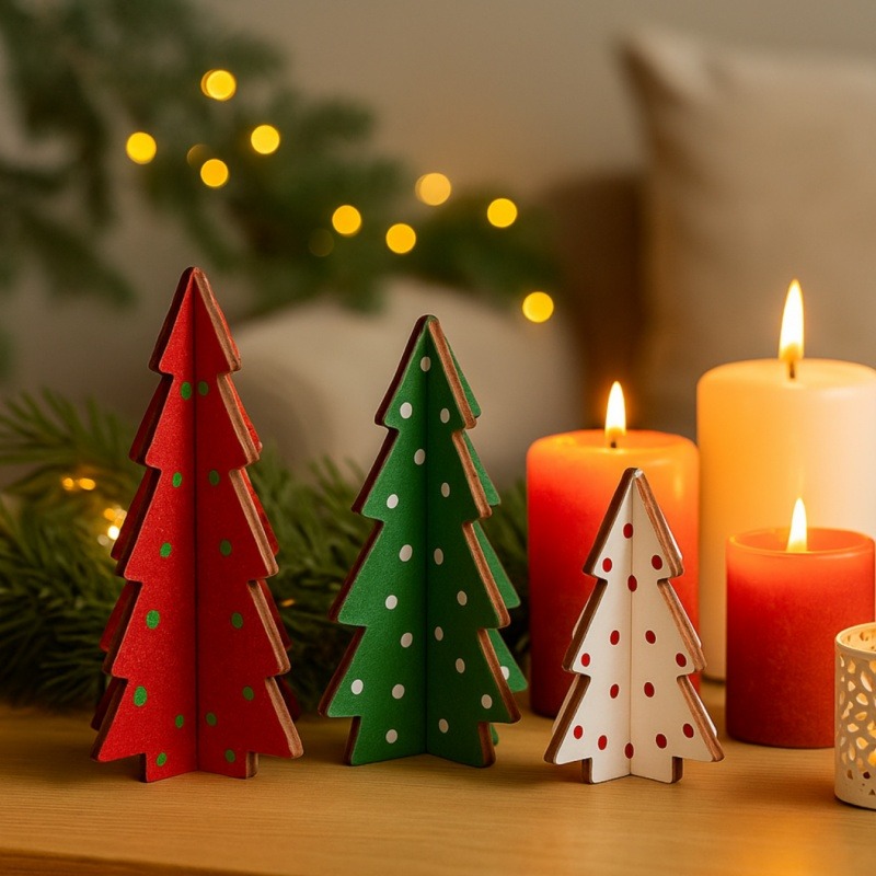 3 sztuki świątecznych dekoracj – Home Textiles Plaid recenzja i cena
