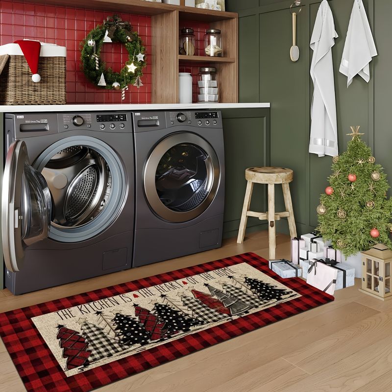 Długi dywanik w kratę z motywe – Home Textiles Plaid recenzja i cena